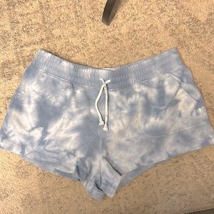 So Blue Tye Dye Lounge Life Shorts